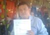 Zulfandy menunjukkan bukti surat pengaduannya ke DPRD Karimun, Selasa (2/3/2021). Foto Suryakepri.com/YAHYA