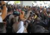 Aksi unjuk rasa PKNTT Batam di DPRD Batam