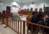 Sidang pembacaan vonis 12 terdakwa kasus tambang bauksit di PN Tipikor Tanjungpinang (Suryakepri.com/Muhammad Bunga Ashab)