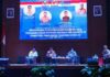 Acara Silaturahmi dan Dialog Ekonomi Ketua Umum Kadin Provinsi Se-Sumatera yang dilaksanakan di Aston Hotel Batam, Kamis (18/3/2021) malam.