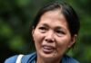 Baby Jane Allas, pekerja rumah tangga asal Filipina yang dipecat di Hong Kong setelah didiagnosis mengidap kanker, meninggal karena kondisi medis yang berbeda. (Foto: AFP / ANTHONY WALLACE vis CNA) 