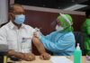 Pelaksanaan vaksinasi pegawai BP Batam, Kamis (01/04/2021).