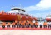 Kepala Badan Nasional Pencarian dan Pertolongan (Kabasarnas) Marsekal Madya TNI Henri Alfiandi saat meluncurkan Kapal SAR baru di Batam (Suryakepri.com)