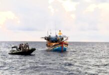 Tim Bakamla Saat Mencegat Kapal Ikan Berbendera Vietnam