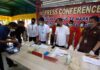 Jajaran Satnarkoba Polresta Barelang mengagalkan transaksi narkoba jenis sabu seberat 195, 74 gram, di Warung Kopi Neraca, Tiban Koperasi.