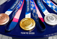 Medali pada Olimpiade Tokyo 2020.