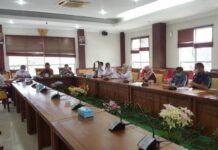 DPRD Kota Batam menggelar rapat dengar pendapat terkait pemutusan hubungan kerja sepihak di PT Schneider, Rabu (7/7/2021),