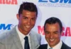 Cristiano Ronaldo dan agennya, Jorge Mendes, telah bekerja sama selama bertahun-tahun. Mendes dikabarkan akan menawarkan kliennya kepada Manchester City. (Foto: GETTY via Express)