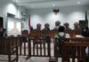 Foto sidang perdana Rustam Efendi (55), mantan Kadishub Batam, Kamis (22/4/2021) di Pengadilan Negeri Tanjungpinang