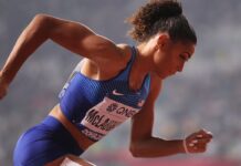 Sydney McLaughlin, peraih medali emas Olimpiade Tokyo 2020, menjadi pemegang rekor dunia lari gawang 400 meter putri dengan catatan waktu 51,46 detik, mempertajam rekor dunia (51,90 detik) atas namanya sendiri. (Foto dari Lympics.com)