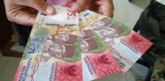 Uang pecahan Rp 75 ribu