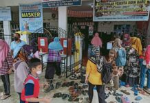 BIN Kepulauan Riau menyambangi anak berkebutuhan khusus dan disabilitas pelajar di Sekolah Luar Biasa se-Provinsi Kepri untukt vaksin dosis pertama, pada Selasa (31/08/2021) di SLB Putrakami Kota Batam
