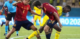 Spanyol ditaklukkan 2-1 oleh Swedia pada kualifikasi Grup B Piala Dunia 2022. (Marca)