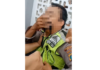 Tangkapan layar video yang menampilkan seorang oknum anggota polisi di Medan, Sumatera Utara, diamuk warga usai disebut memberhentikan seorang pengendara motor yang tidak melakukan kesalahan hingga meminta uang Rp 200.000.(FACEBOOK)
