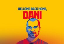 Barcelona membawa kembali Dani Alves ke Camp Nou, tetapi baru bisa bermain pada bulan Januari 2022 mendatang. (fcbarcelona.com)