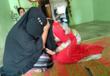 Siswi SMA yang masih di bawah umur, korban pelecehan seksual oleh ayah dan anak di Kecamatan Bintang Bayu, Kabupaten Serdangbedagai, Sumatera Utara. (Foto dari tvonenews.com)