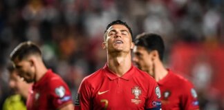 Cristiano Ronaldo diyakini akan menjadikan Watford sebagai pelampiasan kekecewaannya atas kekalahan Portugal dari Serbia yang mengakibatkan mereka gagal lolos langsung ke Piala Dunia 2022. (Foto dri Livescore)