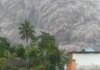 Tangkapan layar dari video yang beredar akibat awan panas guguran (APG) yang keluar dari Gunung Semeru, Jawa Timur. foto: ist