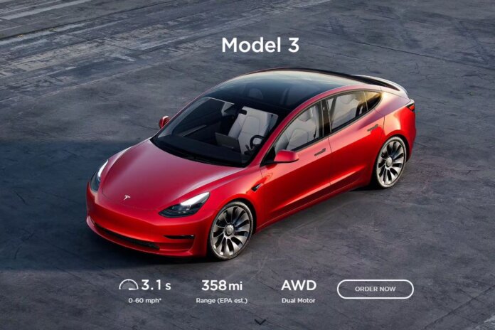 Tesla Model 3 (Foto: tesla.com)