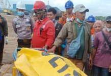 Kantor SAR Tanjungpinang telah menemukan siswa SMK yang terjatuh ke laut saat melaksanakan PKl di lokasi galangan kapal  pada Kamis (20/1/22)