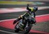 Pembalap MotoGP Valentino Rossi uji coba di Sirkuit Mandalika