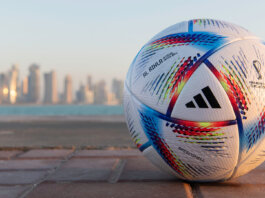 Bola resmi yang digunakan di Piala Dunia Qatar 2022 bernama Al Rihla (Foto: Adidas Football)