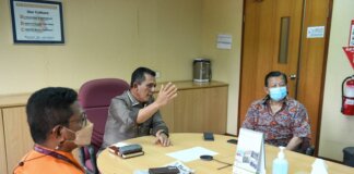 Gubernur Kepri, H Ansar Ahmad menggelar rapat pasca dilaksanakannya MoU dan groundbreaking pembangunan Bintan International Circuit (BIC), Jumat (18/03/2022).