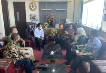 Gubernur Kepri Ansar Ahmad membawa langsung Bupati Kepulauan Anambas Abdul Haris menemui Wakil Menteri Perdagangan RI Jerry Sambuaga di Jakarta, Rabu (5/04/2022)