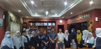 Dewan Cabang Kaukus Perempuan Politik Indonesia (KPPI) kota Batam menyambangi kantor DPRD Kota Batam, Rabu 6 April 2022.