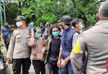Kapolri Jenderal Listyo Sigit Prabowo mengaku tak ingin demo mahasiswa yang digelar di kawasan Patung Kuda dan DPR ditunggangi oleh penyusup. (CNN Indonesia/ Syakirun Niam)