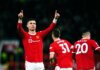 Cristiano Ronaldo menyelamatkan Manchester United dari kekalahan saat bermain imbang 1-1 atas Chelsea