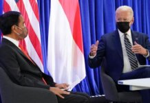 Presiden AS Joe Biden menolak kehadiran Presiden Rusia Vladimir Putin di G20 Indonesia. (REUTERS/Kevin Lamarque).