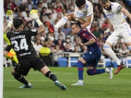 Real Madrid Pesta Gol 6-0 atas Levante di Stadion Santiago Bernabeu