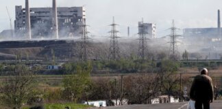 Pabrik baja Azovstal menjadi tempat perlindungan sejumlah serdadu Ukraina di Mariupol. (Reuters)