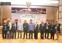 Wali Kota Batam, Muhammad Rudi buka Musyawarah Cabang (Muscab) ke IX Ikatan Dokter Indonesia (IDI) Kota Batam di Best Western Premier Panbil, Sabtu (22/5/2022).