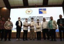 Kepala Badan Pengusahaan Batam (BP Batam), Muhammad Rudi, menyambut langsung rombongan Komisi VII DPR RI di Balairung Sari BP Batam, pada Rabu (11/5/2022).