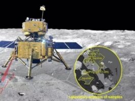 Chang'e 5 menemukan bukti air di Bulan. [Eurakalert]