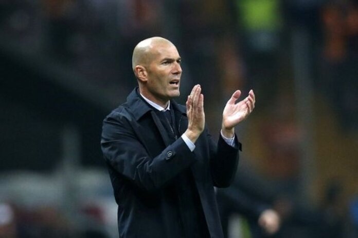 Pelatih Real Madrid Zinedine Zidane
