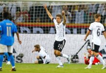 Timnas Jerman berhasil menghajar Italia dengan skor telak 5-2 dalam duel matchday 4 Grup A3 UEFA Nations League 2022 yang digelar di Borussia-Park, Rabu (15/6/2022) dini hari WIB.