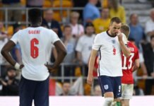 Timnas Inggris secara mengejutkan dibantai oleh Hungaria dengan skor telak 0-4 pada laga matchday 4 Grup A3 UEFA Nations League 2022 di Stadion Molineux, Wolverhampton, Rabu (15/6/2022) dini hari WIB.