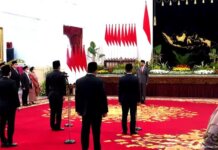 Presiden Jokowi melantik 2 menteri dan 3 wakil menteri baru di Istana Negara. (Foto: Tangkapan layar YouTube Setpres)