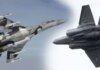 SU-35 vs F-35. ©istimewa