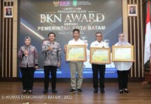 Pemerintah Kota (Pemko) Batam meraih 4 penghargaan sekaligus pada ajang BKN Award 2022.