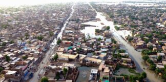 Banjir Pakistan 2022, (Foto: AFP via Getty Images/FIDA HUSSAIN)