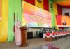 Wakil Gubernur Kepri Hj Marlin Agustina menyampaikan Jawaban Pemerintah untuk APBD Perubahan di Kantor DPRD Kepri, Dompak, Tanjungpinang, Rabu (21/9).