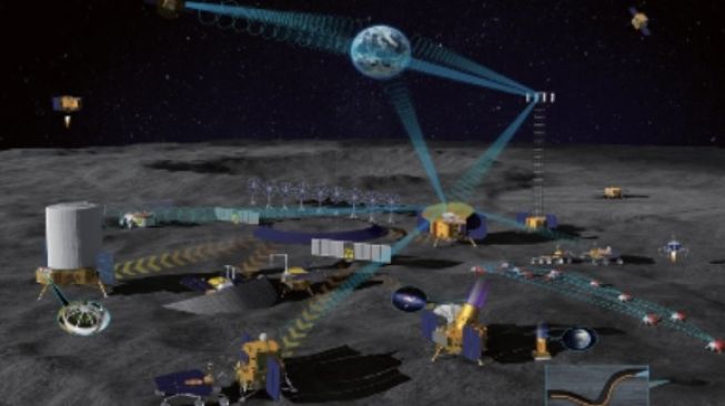 Misi ke Bulan International Lunar Research Station (ILRS). [CNSA.gov.cn]