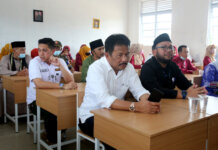 Wali Kota Batam Muhammad Rudi di Sekolah Dasar Negeri (SDN) 04 Batam Tanjung Uma Lubukbaja, Jumat (23/9) siang.