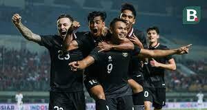 Timnas Indonesia menang dramatis atas Curacao dalam laga Internasional di Stadion Gelora Bandung Lautan Api, Bandung, Sabtu 24 September 2022. Indonesia menang dengan skor akhir 3-2.