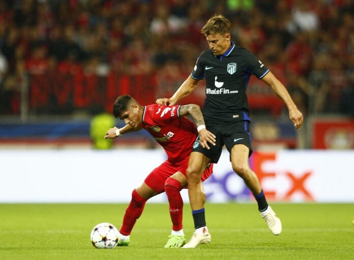 Bayer Leverkusen menang 2-0 atas Atletico Madrid (Foto: Reuters)