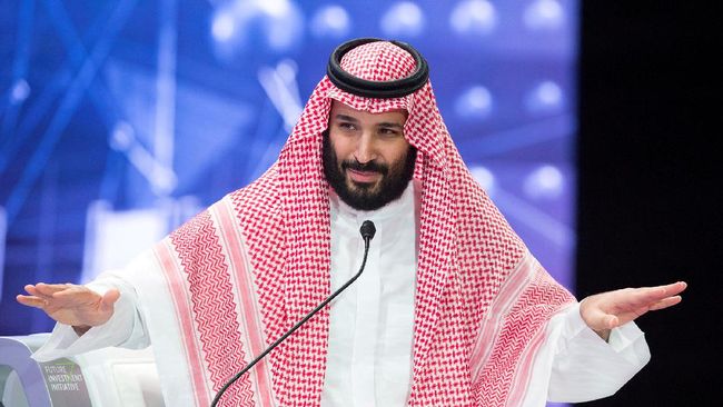 Putra Mahkota Arab Saudi, Mohammed bin Salman (MbS), juga berambisi menggagas proyek untuk melawan perubahan iklim. (Reuters/Handout)